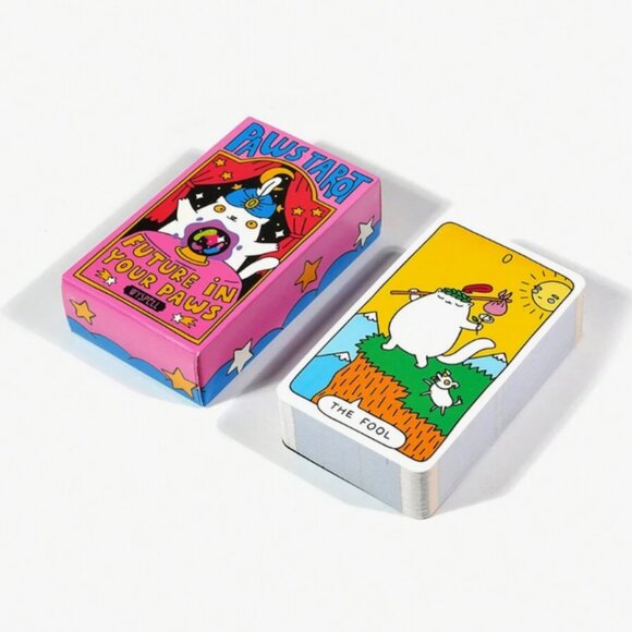 Paws Tarot Future In Your Paws 78 Cards Boxed NWT - Picture 2 of 5